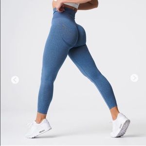 NVGTN Curve Leggings - Slate Blue